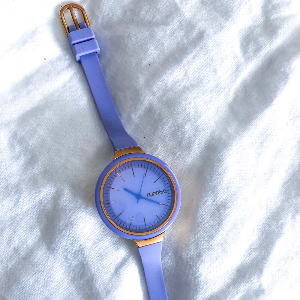Rumbatime Lt Purple Gem Silicone Watch